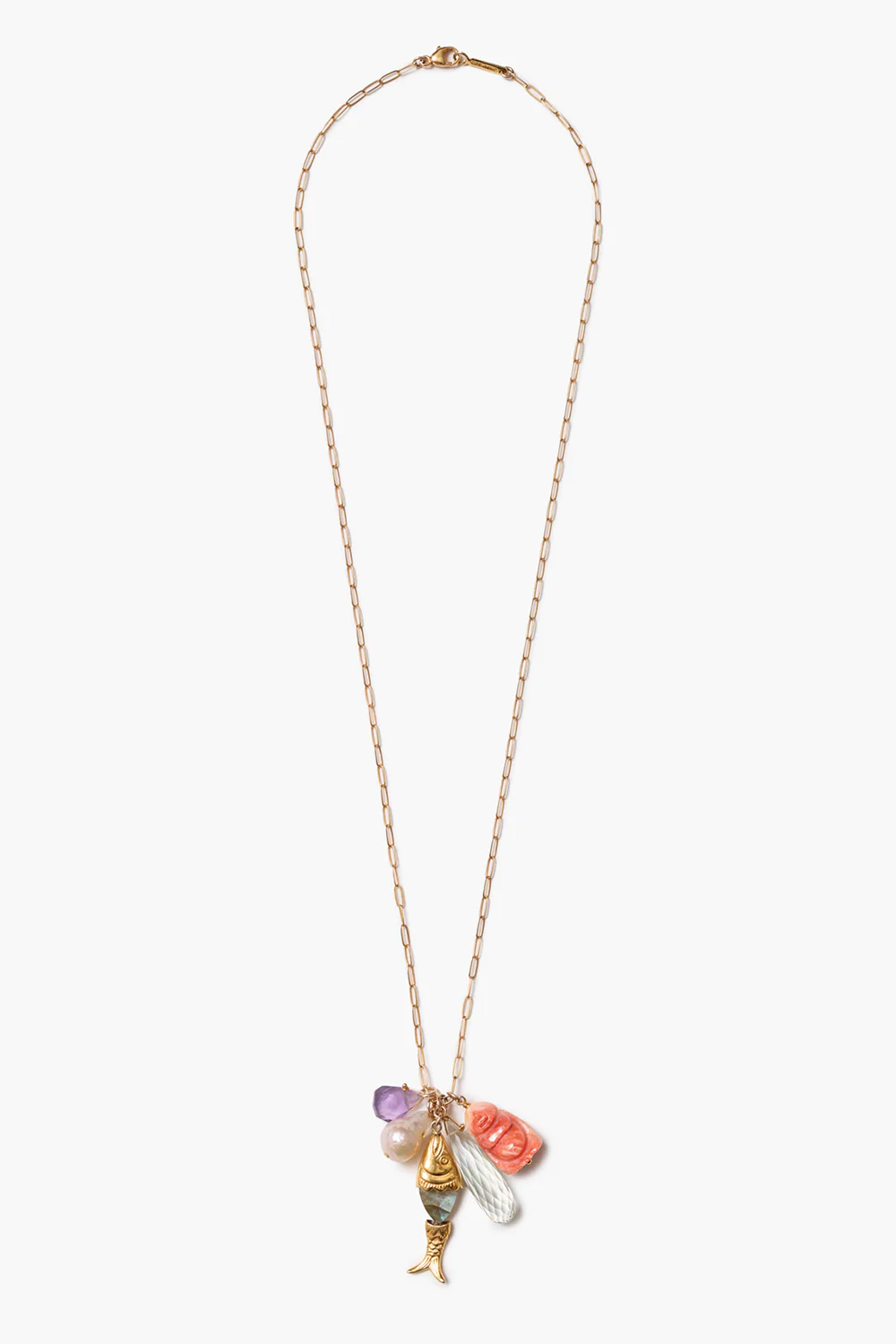 Buddha Charm Necklace Multi - Image 2