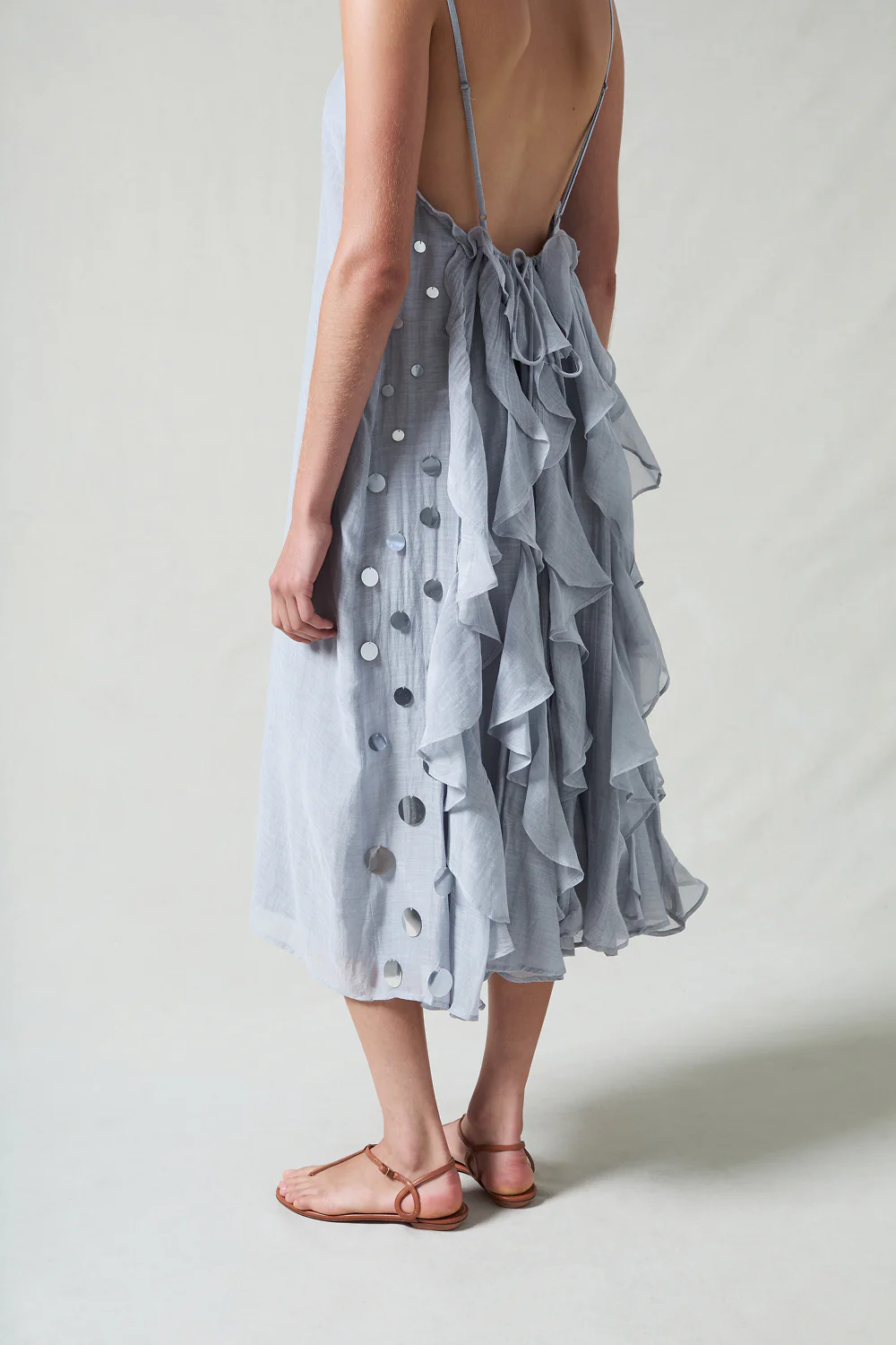 Bustle Dress Fog - Image 3