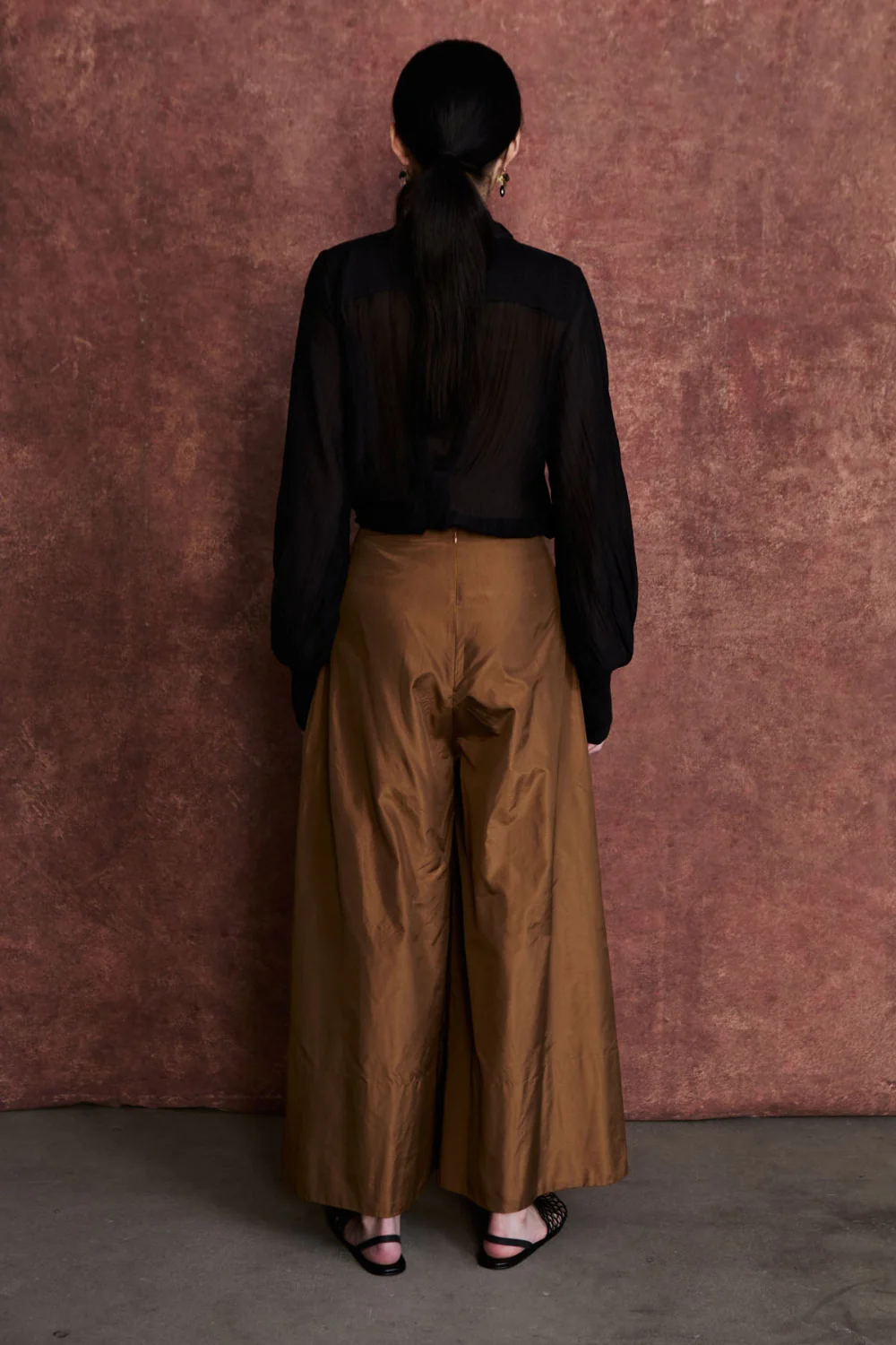 Nicola Scarf Blouse Black - Image 3