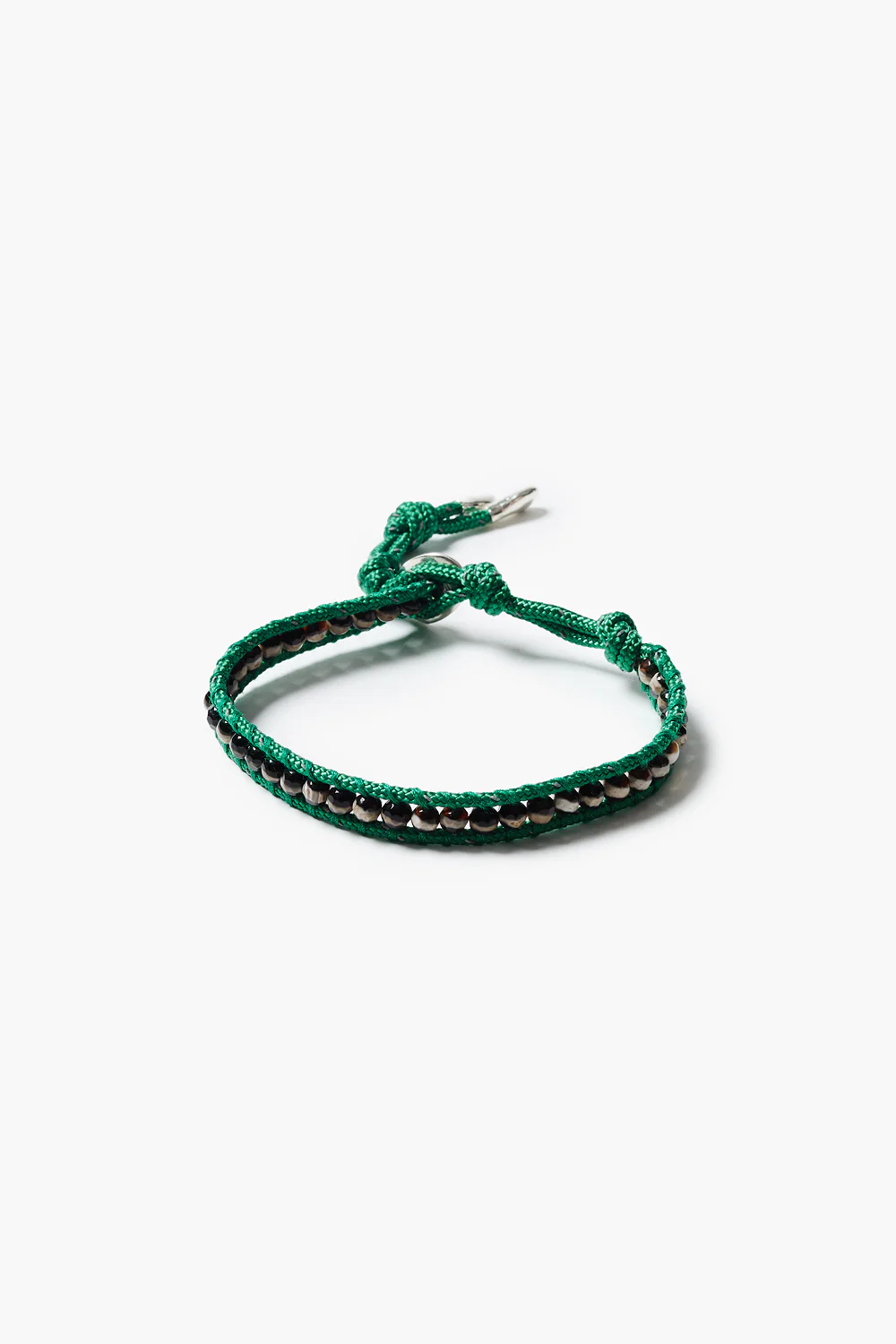 Paracord Single Wrap Bracelet Black Agate